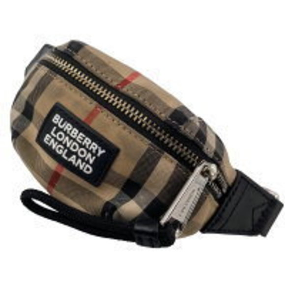Burberry Handbags - BURBERRY Bum bag type charm Key chain accessory AS